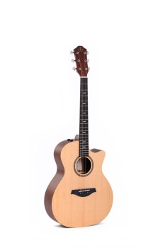 GRAND OM CUTAWAY GUITAR W/ELECTRONICS (AB-AMI-GMCE-1)