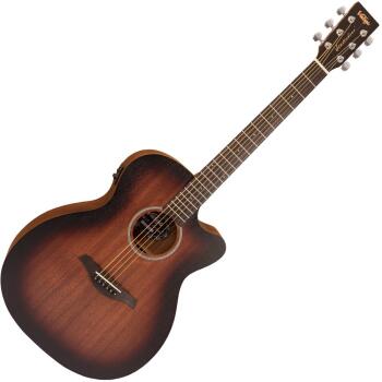Vintage Statesboro' 'Orchestra' Electro-Acoustic Guitar ~ Whisky Sour (VG-VE660WK)