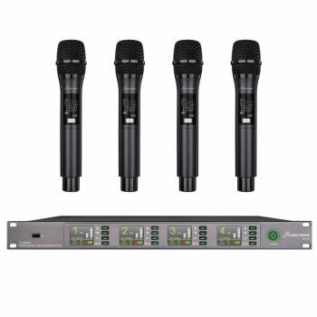 Studiomaster W4U-RH4 4-Channel Digital Wireless System with 4 Handheld (SM-W4U-RH4)