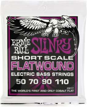 Ernie Ball 2817 Power Slinky Flatwound Electric Bass Guitar Strings -  (ER-P02817)