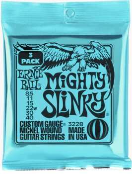 Ernie Ball 3228 Mighty Slinky Nickel Wound Electric Guitar Strings - . (ER-P03228)