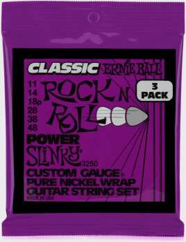 Ernie Ball 3250 Power Slinky Classic Rock N Roll Electric Guitar Strin (ER-P03250)