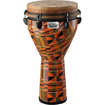 Remo DJ-0014-PM Mondo Djembe Drum. Kintecloth 14" (RE-DJ0014PM)