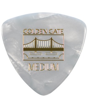 Golden Gate MP-405 Deluxe Flat Pick Large Triangle Medium Dozen (OL-MP-405)