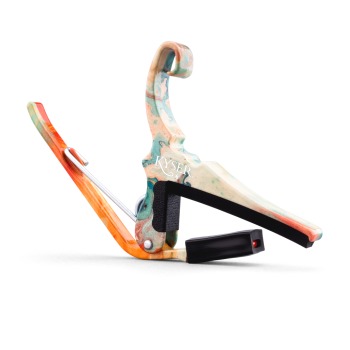Kyser x Gopherwood Quick-Change Acoustic Guitar Capo Indigo Dyeing (KY-KG6-ID)