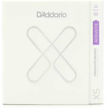 D'Addario Custom Light Coated Acoustic Guitar Strings (DO-XSAPB1152)