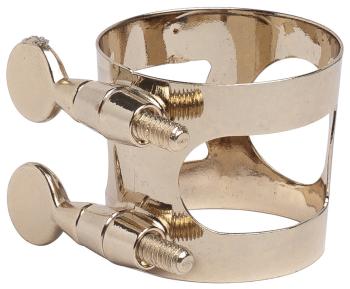 American Plating APM 334G-12 Brass Lacquer Alto Saxophone Ligature. (1 (AM-334G-12)