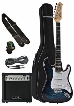 Blueburst Huntington GE139-BLS Electric Guitar Pack 