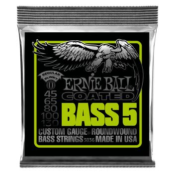 Bass 5 Slinky Coated Electric Bass Strings - 45-130 Gauge (ER-P03836)