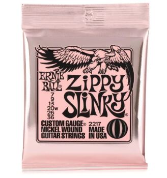 Ernie Ball 2217 Zippy Slinky Nickel Wound Electric Guitar Strings - .0 (ER-P02217)