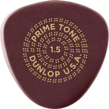 Dunlop Primetone Semi-Round Smooth 1.5mm Sculpted Plectra Guitar Pick- (DU-515P1.5)