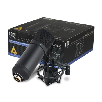 M3C+SM1 - XLR Condenser Microphone w/SM1 - Shock Mount (RO-M3C+SM1)