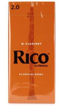 Rico Bb Clarinet Reeds, Box of 25 (RI-RCA2520)