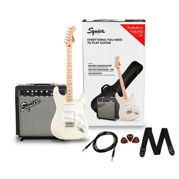 SQUIERPACK-WH Squier Affinity Package - Olympic White (SQ-SQUIERPACK-WH)