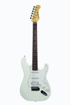 Glen Burton GE39-ST101-WH Solid Body S-Type Electric Guitar (GN-GE39-ST101-WH)
