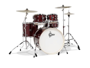 GRETSCH ENERGY 5-PIECE KIT RUBY SPARKLE WITH ZILDJIAN CYMBALS (GS-GE4E825RS)