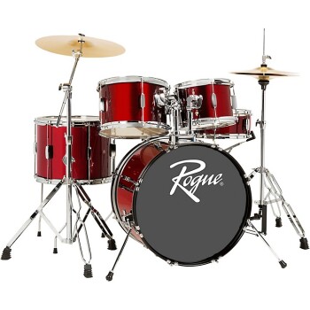 Rogue 5-Piece Complete Drum Set Dark Red (RG-RGD0520-WR)