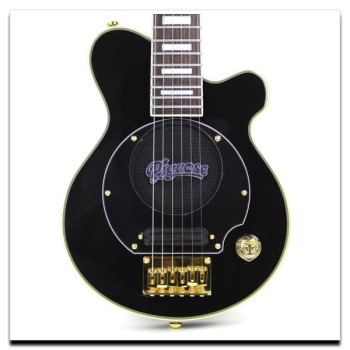 Deluxe PGG-200 Mini Elec. Guitar w/Built-In Amp  Deluxe Black (PG-PGG-200 DBG)