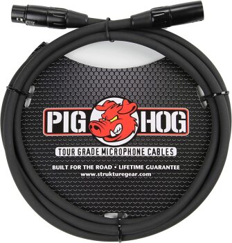 Pig Hog PHM6 High Performance 8mm XLR Microphone Cable, 6 Feet (PI-PHM6)