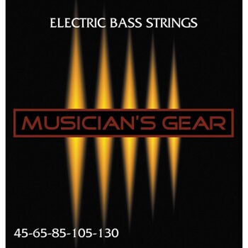 Musician's Gear Electric 5-String Nickel Plated Steel Bass Strings (MU-MGBS)