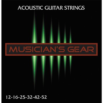 Musician's Gear Acoustic 12 80/20 Bronze Acoustic Guitar Strings (MU-MGA12)