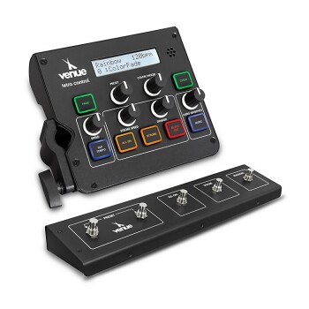Venue Tetra Control Intuitive DMX Controller and Footswitch Black (VE-VENUE TETRA CONTR)