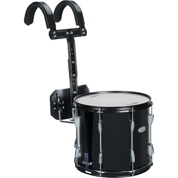 Sound Percussion Labs Marching Snare Drum With Carrier 14 x 12 in BLK (SB-SPL SNARE BLK 14 )