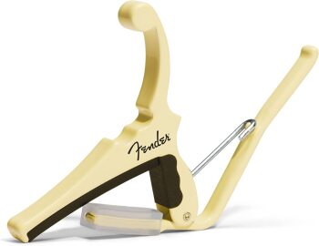 Fender X Kyser Quick-Change Electric Guitar Capo (Olympic White) (KY-KGEFOW)