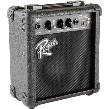 Rogue G5 5W Battery-Powered & DC Powered Guitar Combo Amp Black (RG-G5)