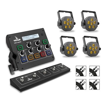 Venue Lighting Package with Tetra Control DMX Controller, Tetra 6 Wash (VE-VENUE PACKAGE)