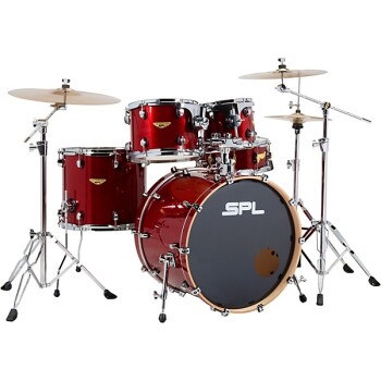 Sound Percussion Labs Velocity 5-Piece Shell Pack Ruby Sequin (XX-SPL RUBY)