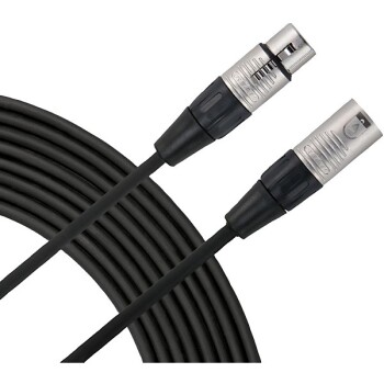 Livewire Essential XLR Microphone Cable 100 ft. Black (LV-LW 100XLR MIC)