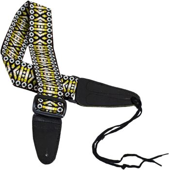 Performance Plus Guitar Strap, GS3-YP Woven Tapestry Hootenanny Flamin (PF-GS3-YP)