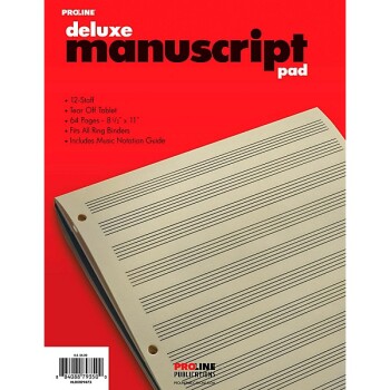 Proline Manuscript Paper Deluxe Pad (PL-DELUX PAD)