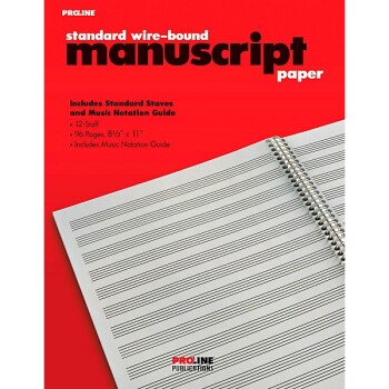 Proline Standard Wire-Bound Manuscript Paper Pad (PL-WIRE PAD)