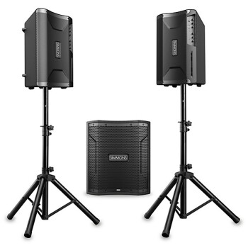 Simmons DA2110 Drum Amp and DA12S Subwoofer Bundle With Speaker Stands (IM-SIMMONSSUBWOOFERB)