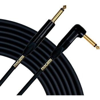 Mogami Gold Instrument Cable Angled - Straight Cable 18 ft. (OG-MOG S-18R)