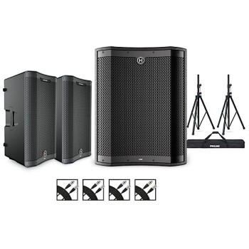 Harbinger VARI 3000 Series Powered Speakers Package With VS18 Subwoofe (HB-VARI 3000)
