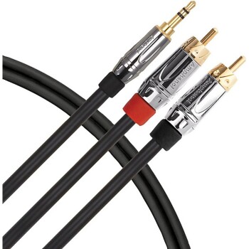 Livewire Elite Interconnect Y-Cable 3.5 mm TRS Male to RCA Male 9 ft.  (LV-LWE YCABLE)