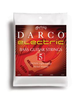 Martin D9750 Darco Electric Light (5 String) Bass Strings. 45-130 (MR-D9705L)