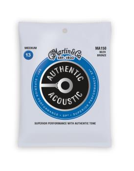 Martin MA150 Authentic Acoustic SP 80/20 Bronze Medium Guitar Strings. (MR-MA150)