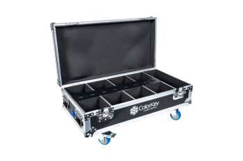 8-pc Charging Road Case with Casters for MobilePar Mini HEX 4 (CK-CKU-9028)