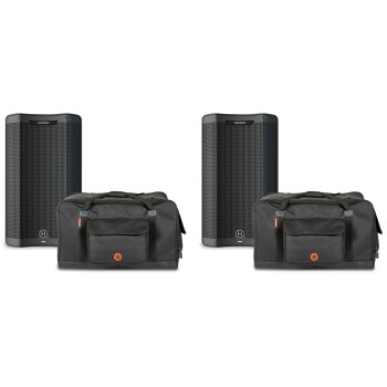 Harbinger VARI V3415 15" Powered Speakers Package With Avenue II Road  (HB-V3415 COMBO)