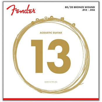 Fender 70M 80/20 Bronze Acoustic Strings - Medium (FN-70M)