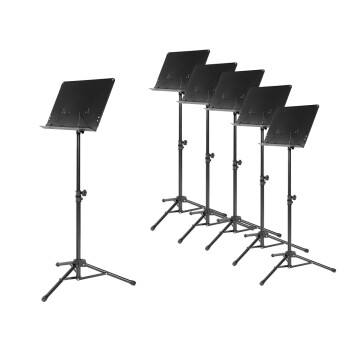 Musician's Gear MST50 Tripod Orchestral Music Stand 6-Pack (MU-MST50 )