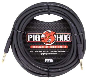Pig Hog PH25 Instrument Cable 8mm 25' (PI-PH25)