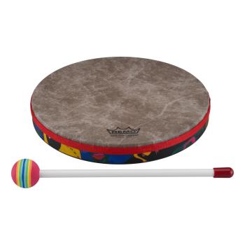 Remo KD-0110-01 Kids Percussion Frame Drum Fabric Rain Forest. 10" (RE-KD-0110-01)