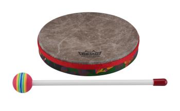 Remo KD-0208-01 Kids Percussion Frame Drum. Fabric Rain Forest 8" (WO-KD-0108-01)
