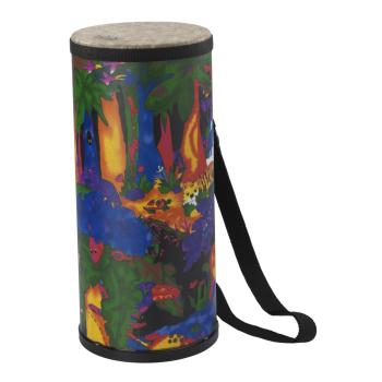Remo KD-1506-01 Kids Percussion Konga Drum. Fabric Rain Forest 6" (RE-KD150601)