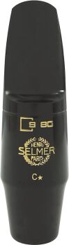 Selmer SA402-C1 S-80 Series (Ebonite) Saxophone Mouthpiece Alto C Star (SL-S402-C1)